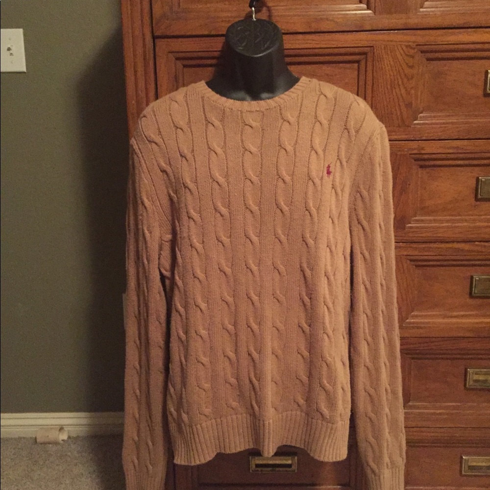 Polo Cable knit sweater NWOT❤️
